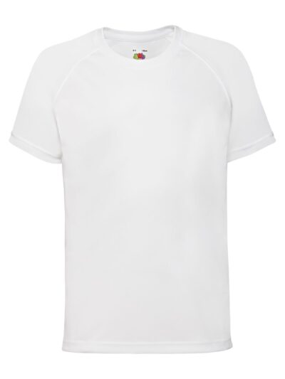 Kids Performance T - white, 3-4