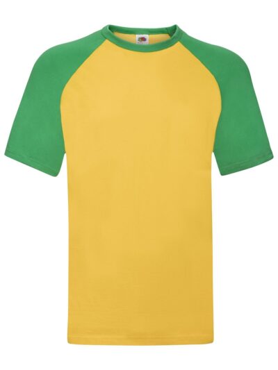 Valueweight Short Sleeve Baseball T - sunflower-kelly green, S