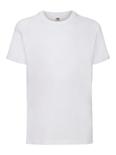 Kids Valueweight T - white, 1-2