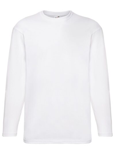 Valueweight Long Sleeve T - white, S