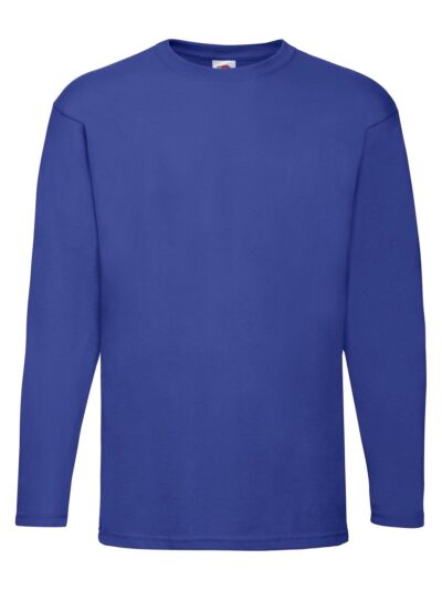 Valueweight Long Sleeve T - royal blue, S