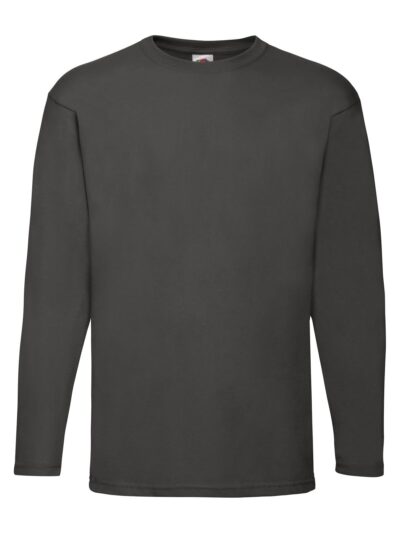 Valueweight Long Sleeve T - light graphite, S