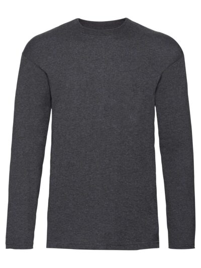 Valueweight Long Sleeve T - grigio melange scuro, S