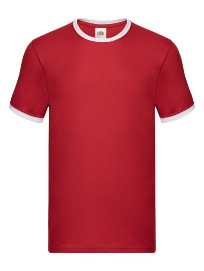 Valueweight Ringer T - red-white, S