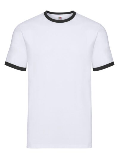 Valueweight Ringer T - white-black, S