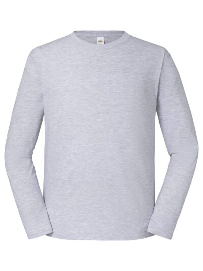 Iconic 195 Long Sleeve T - heather grey, XS