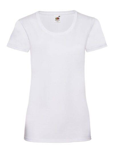 Ladies Valueweight T - white, XS