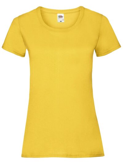 Ladies Valueweight T - sunflower, XS