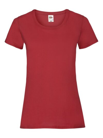Ladies Valueweight T - red, XS