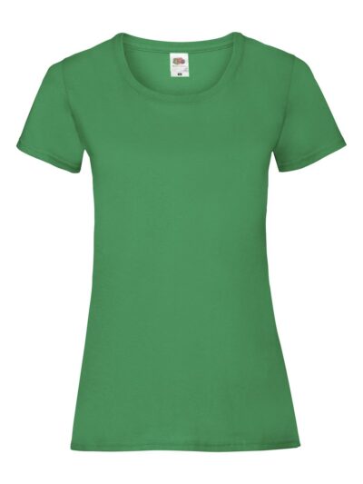 Ladies Valueweight T - kelly green, XS