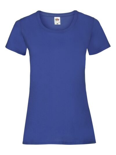 Ladies Valueweight T - royal blue, XS