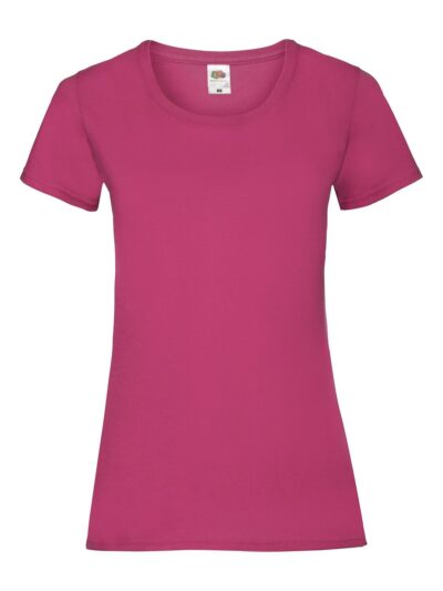 Ladies Valueweight T - fuchsia, XS