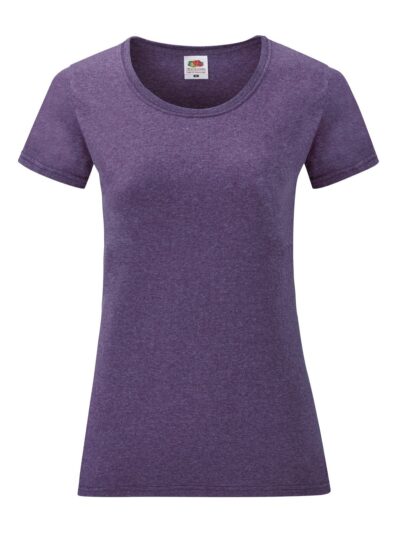 Ladies Valueweight T - heather purple, XS