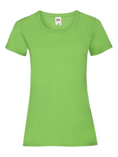 Ladies Valueweight T - lime, XS