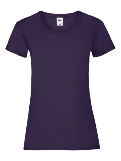 Ladies Valueweight T - purple, XS