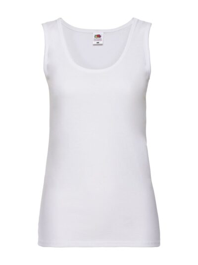 Ladies Valueweight Vest - white, XS