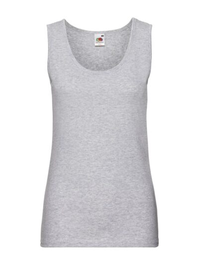 Ladies Valueweight Vest - heather grey, XS