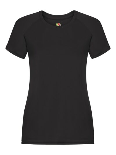 Ladies Performance T - black, XS