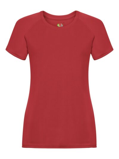 Ladies Performance T - red, XS