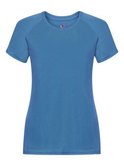 Ladies Performance T - azure blue, XS
