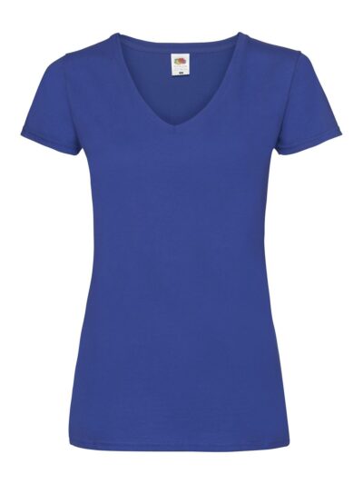 Ladies Valueweight V-Neck T - royal blue, XS