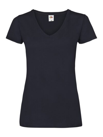Ladies Valueweight V-Neck T - deep navy, XS