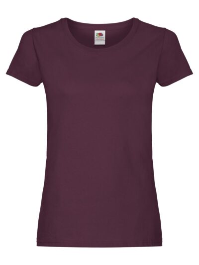 Ladies Original T - burgundy, XS