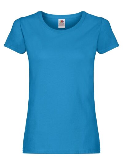 Ladies Original T - azure blue, XS