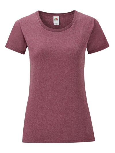 Ladies Iconic 150 T - heather burgundy, XS