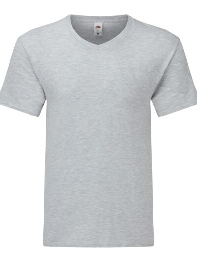 Iconic 150 V-Neck T - heather grey, S