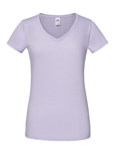 Ladies 150 V-Neck T - soft lavender, XS