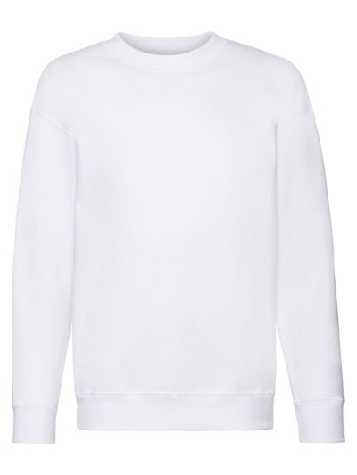 Kids Premium Set-In Sweat - white, 3-4