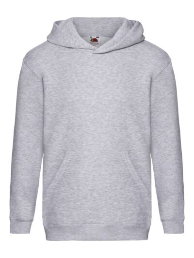 Kids Premium Hooded Sweat - heather grey, 5-6