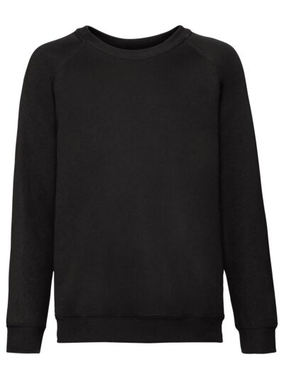 Kids Classic Raglan Sweat - black, 3-4