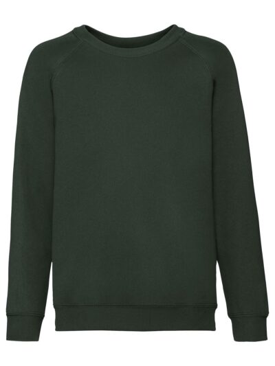 Kids Classic Raglan Sweat - bottle green, 3-4