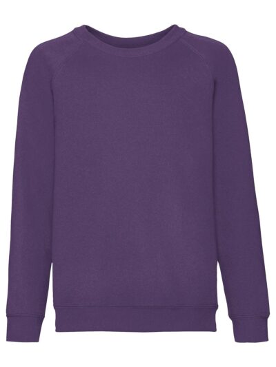 Kids Classic Raglan Sweat - purple, 3-4