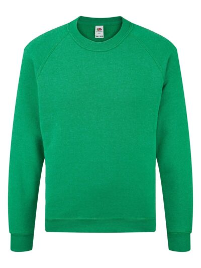 Kids Classic Raglan Sweat - retro heather green, 3-4