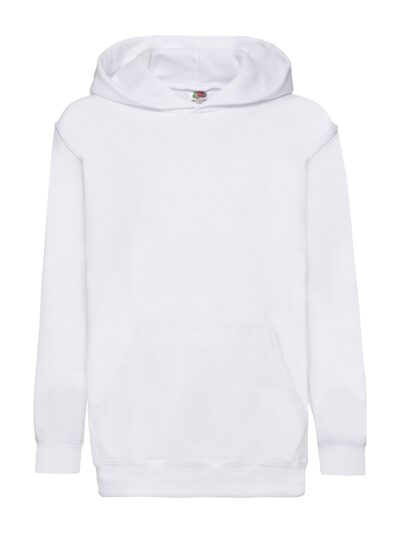 Kids Classic Hooded Sweat - white, 5-6