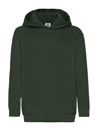 Kids Classic Hooded Sweat - bottle green, 5-6