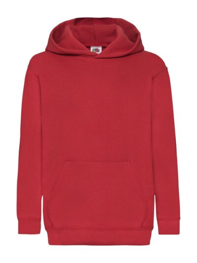 Kids Classic Hooded Sweat - red, 5-6