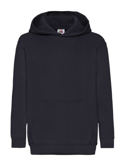 Kids Classic Hooded Sweat - deep navy, 5-6