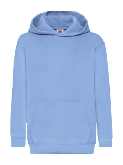 Kids Classic Hooded Sweat - sky blue, 5-6