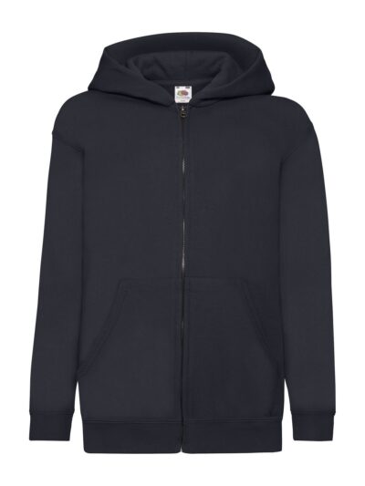 Kids Classic Hooded Sweat Jacket - deep navy, 5-6