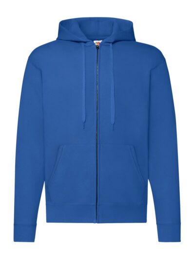 Classic Hooded Sweat Jacket - royal blue, S
