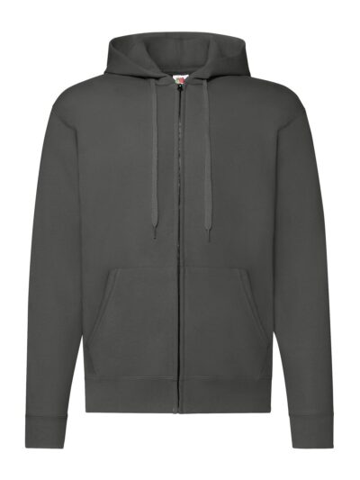 Classic Hooded Sweat Jacket - light graphite, S