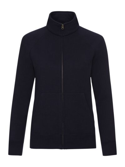 Ladies Premium Sweat Jacket - deep navy, XS