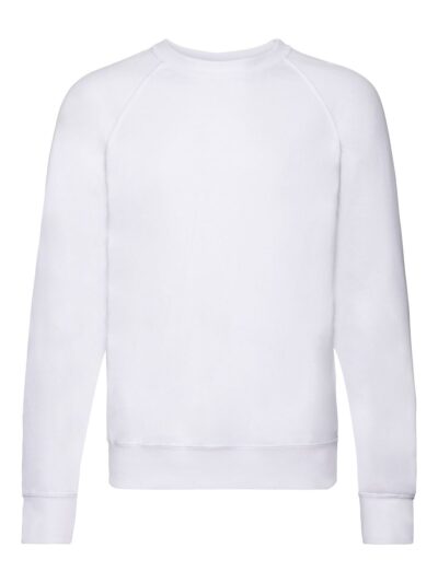 Lightweight Raglan Sweat - white, S