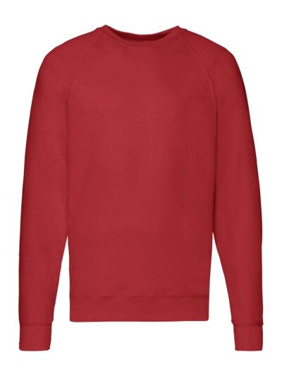 Lightweight Raglan Sweat - red, S