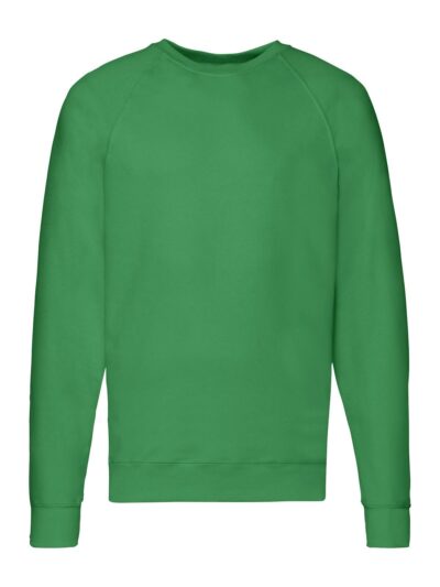 Lightweight Raglan Sweat - kelly green, S