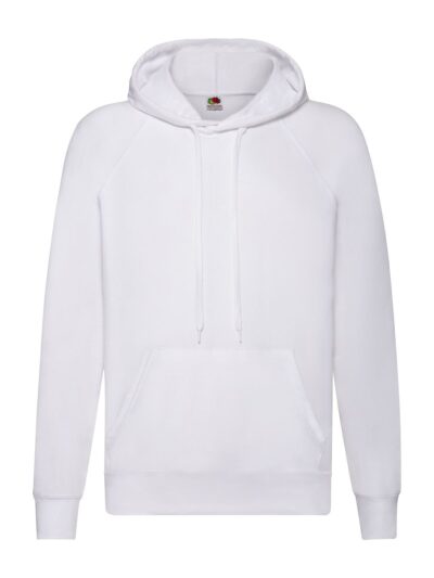 Lightweight Hooded Sweat - white, S